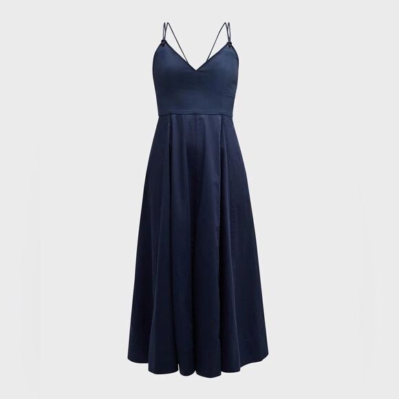 NEW LA LIGNE Evelyn Dress in Midnight dark blue - Picture 7 of 13